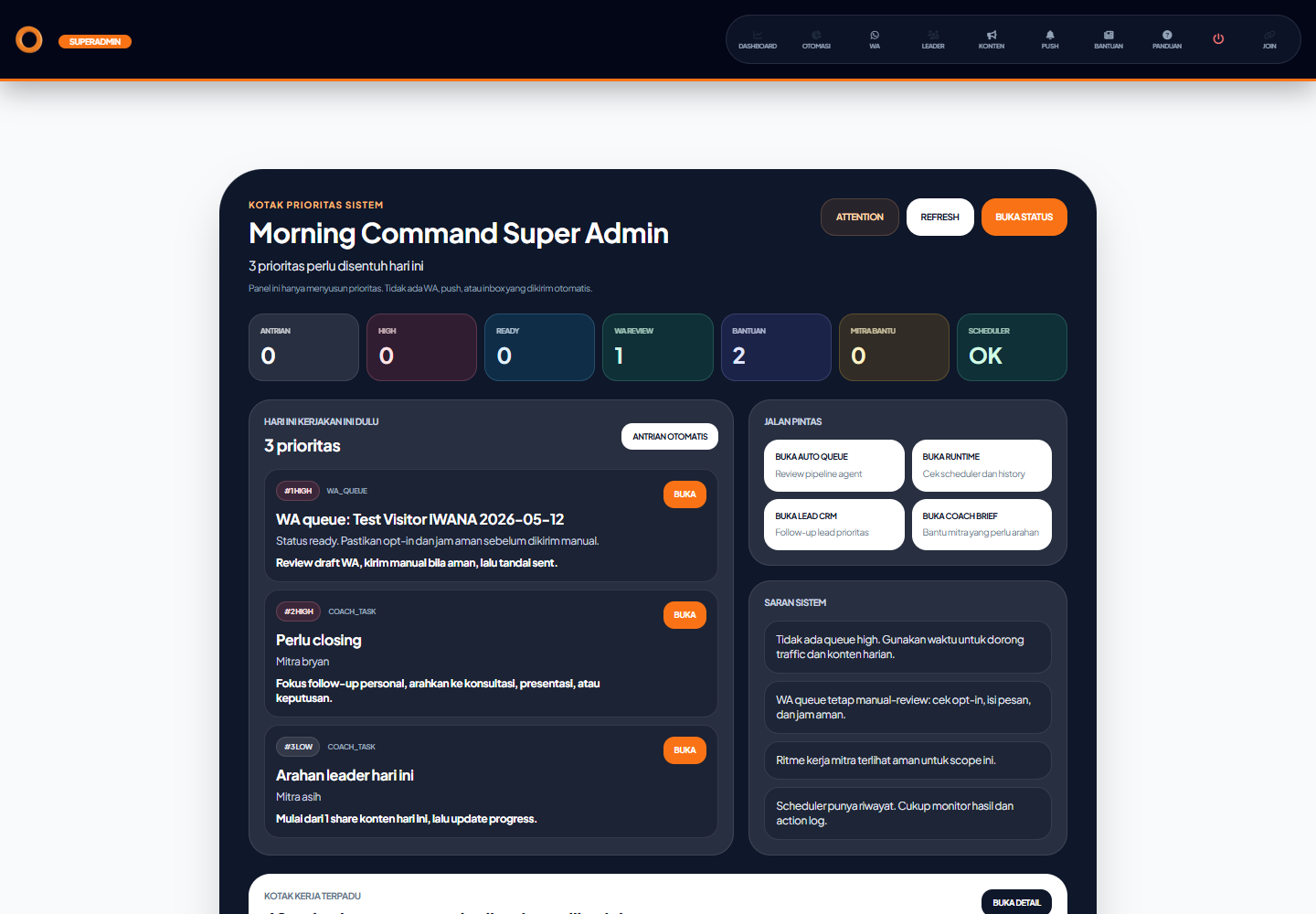Super Admin Dashboard